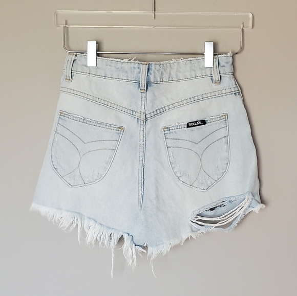 Urban Outfitter x Rolla's Dusters High Rise Relaxed Jean Shorts - Picture 4 of 8